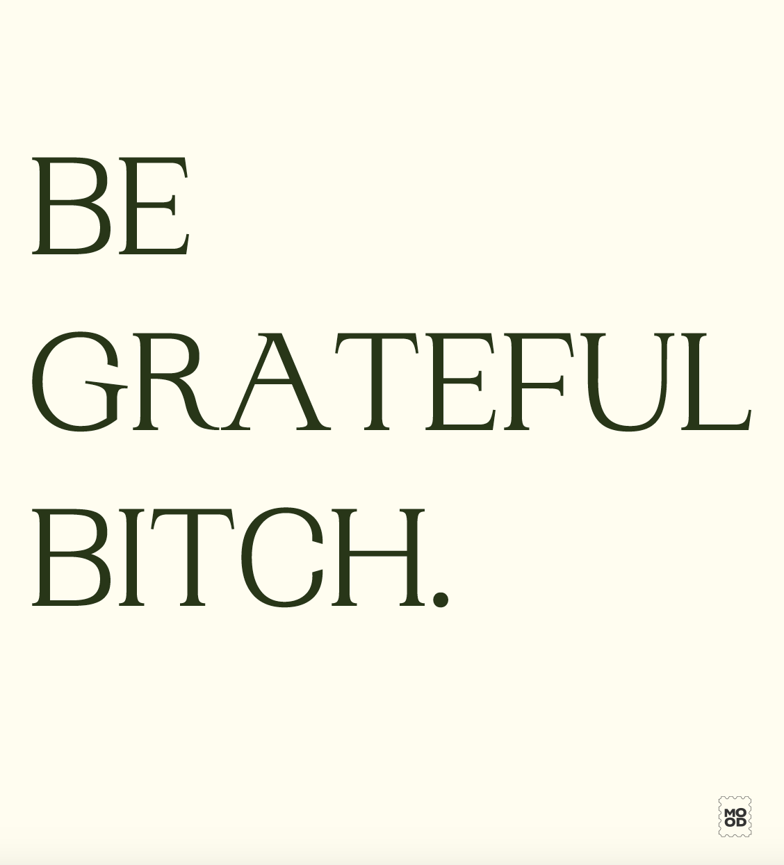 Be Grateful Bitch Gratitude Journal