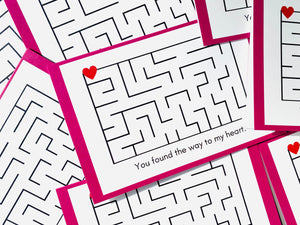 Heart Maze Card