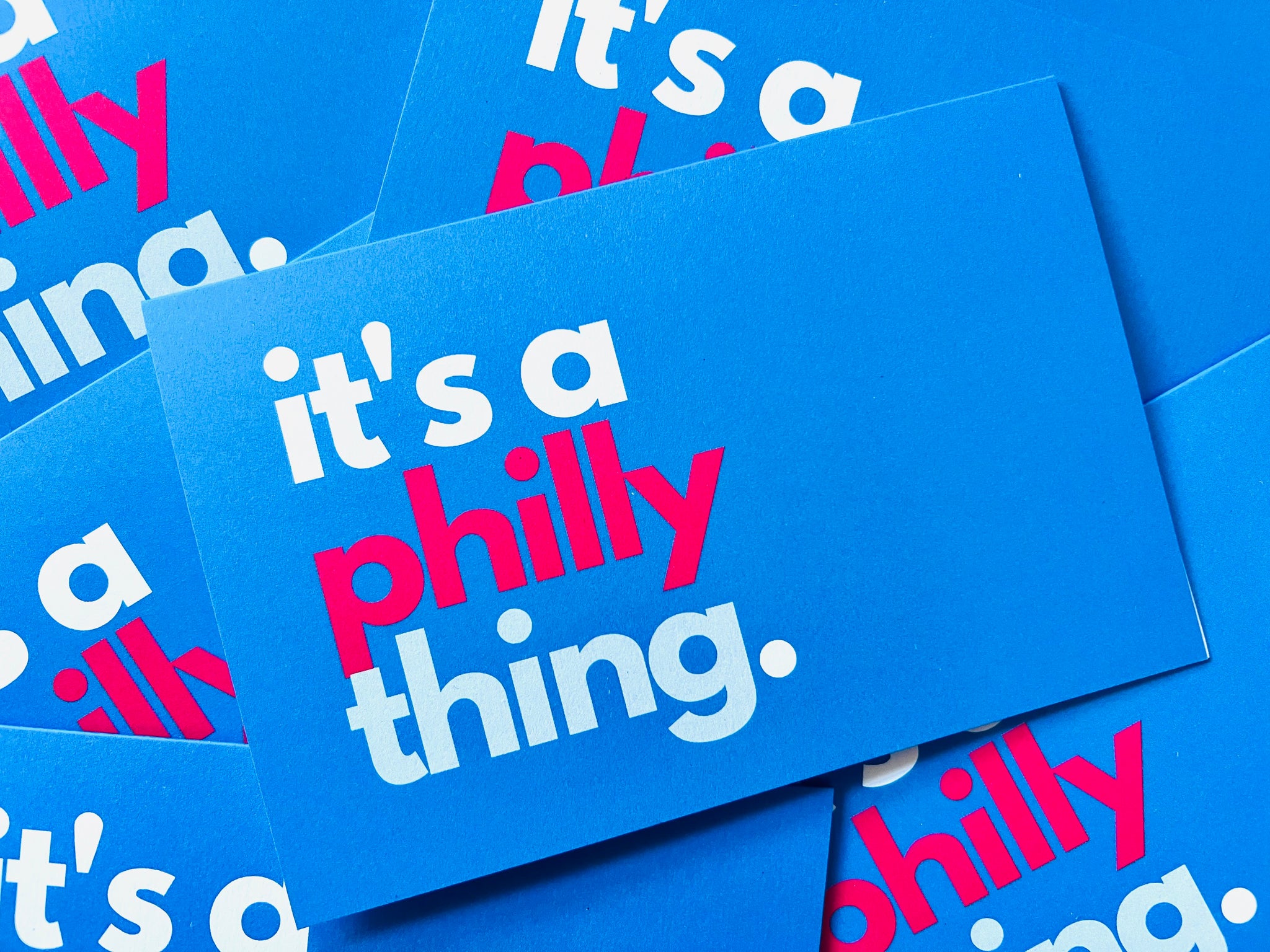 It's A Philly Thing Card - Sixers
