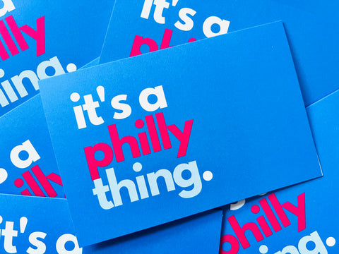 It's A Philly Thing Card - Sixers