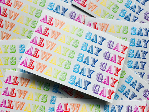 Say Gay Card